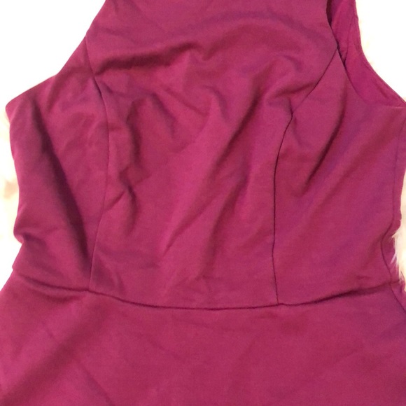 WHBM Racerback Purple Dress - Picture 2 of 3